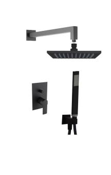 Sprchový systém SAT B-Way včetně podomítkového tělesa černá SATBPSETBW1