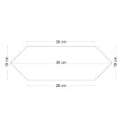 Obklady Ribesalbes Picket sunflower oranžová. &nbsp;