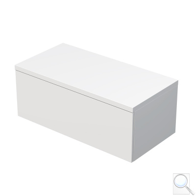 Koupelnová skříňka pod umyvadlo na desku Naturel Ratio 100x39,6x50 cm bílá mat ND1001Z36PU.A3416. obr. 1