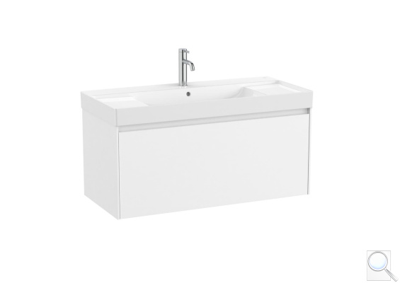 Koupelnová skříňka s umyvadlem Roca ONA 100x50,5x46 cm bílá mat ONA1001ZBM. obr. 1