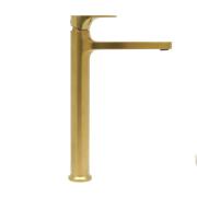 Vysoká umyvadlová baterie SAT DARK bez výpusti broušené zlato mat SATBSDA285PBZ. obr. 5&nbsp;