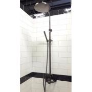 Sprchový systém WF Industrial s pákovou baterií olejem gumovaný bronz SIKOBWFSSS. obr. 2 