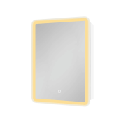 Zrcadlová skříňka s osvětlením SAT 50x71 cm kov SATZGALED5071BI. (5)