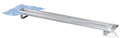 Sprchový žlab Tece Drainline 65, 80, 85, 95, 115, 145 cm nerez lesk. 
