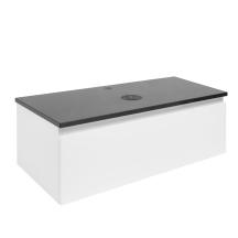 Koupelnová skříňka s krycí deskou SAT B-WAY 99x30x45 cm bílá lesk BWAY100WZ
