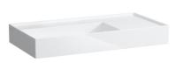 Umyvadlo Laufen Kartell By Laufen 90x46 cm otvor pro baterii, bez přepadu H8103380001111