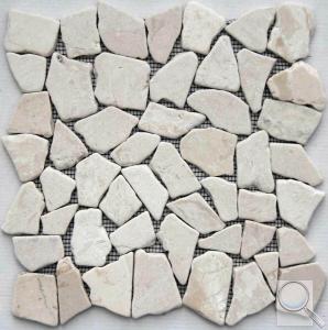 Kamenná mozaika Mosavit Piedra noa blanca bílá