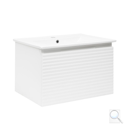 Koupelnová skříňka s umyvadlem Naturel Savona 78x43x44,8 cm bílá lesk SAVONA80BI. obr. 1