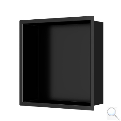 Vestavná polička SAT Aurum černá matná 30x30 cm SATAURN3030MB. obr. 1