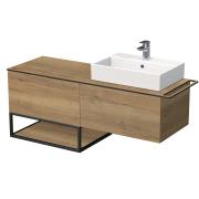 Koupelnová skříňka pod umyvadlo Naturel Oxo 140x50 cm dub halifax OXO140701ZKDP. obr. 2&nbsp;