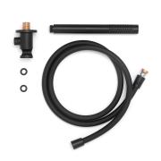 Podomítkový vývod Paffoni s montáží pod omítku se sprchovým setem černá ZDUP094NO. obr. 6