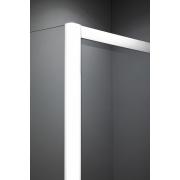 Sprchový kout čtverec 80x80x185 cm, 90x90x185 cm Multi Basic. Detail rohu (bílá)&nbsp;