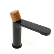 Umyvadlová baterie SAT Fusion bez výpusti páka tmavé dřevo SATBSFU271DTC. &nbsp;(2)