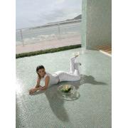 Skleněná mozaika Mosavit Acquaris lotto zelená. ACQUARISLO-005