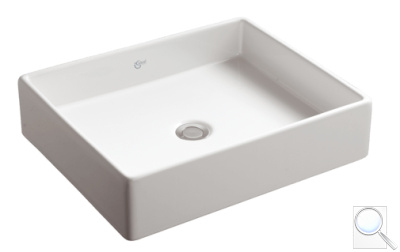 Umyvadlo na desku Ideal Standard Strada 50x42 cm bez otvoru pro baterii K077601. obr. 1