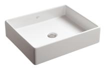 Umyvadlo na desku Ideal Standard Strada 50x42 cm bez otvoru pro baterii K077601