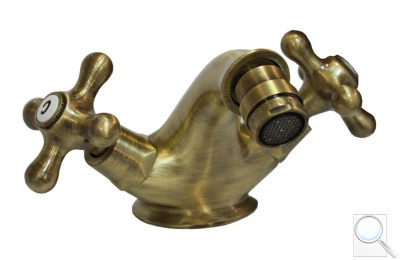 Bidetová baterie Paffoni Ricordi s výpustí bronz IR135BR. 