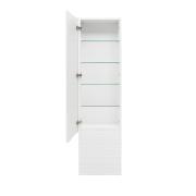 Koupelnová skříňka vysoká Naturel Savona 40,2x157x21,7 cm bílá lesk SAVONAV40BI. obr. 3 