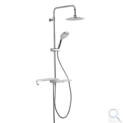 Sprchový systém SAT bez baterie bílá/chrom SATPIPE.