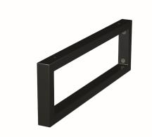 Konzole Naturel Dolce 45x14x3 cm černá mat KONZOLEH45CM