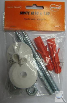 Sada k uchycení umyvadla, M10x120 mm, H12. 