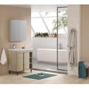 Koupelnová skříňka s umyvadlem Naturel Lucca 79x70x45 cm dub mat LUCCA80D.  (8)
