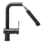 Dřezová baterie SAT B-Way s vytahovací sprškou černá mat SATBSBW185. obr. 3&nbsp;