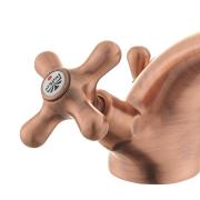 Umyvadlová baterie Paffoni Ricordi s výpustí měď IR075RM. obr. 5