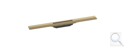 Sprchový žlab Hansgrohe RainDrain Flex 70 cm nerez kartáčovaný bronz 56043140. obr. 1