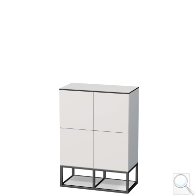 Koupelnová skříňka nízká Naturel Oxo 70x58x50 cm bílá mat OXO70994ZBM. obr. 1