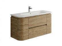 Koupelnová skříňka s umyvadlem Naturel Shelley 119x50x45 cm dub mat SHELLEY120OAK