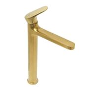 Vysoká umyvadlová baterie SAT DARK bez výpusti broušené zlato mat SATBSDA285PBZ. obr. 2&nbsp;