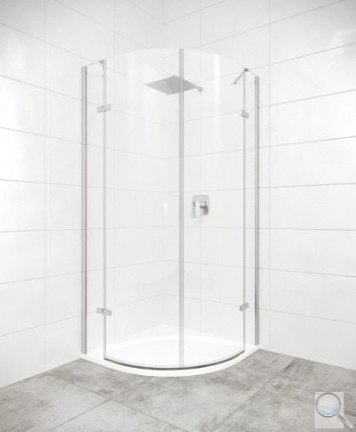 Sprchový kout čtvrtkruh 90x90x200, 100x100x200 cm Huppe Strike New chrom lesklý. 