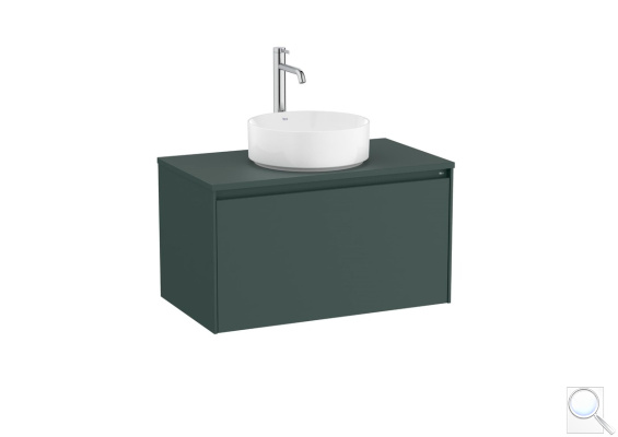 Koupelnová skříňka pod umyvadlo Roca ONA 79,4x44,3x45,7 cm zelená mat ONADESK801ZZM. obr. 1