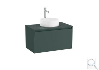 Koupelnová skříňka pod umyvadlo Roca ONA 79,4x44,3x45,7 cm zelená mat ONADESK801ZZM obr. 1