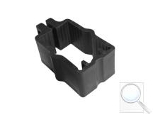 Objímka na sloupky 60 × 40 mm pro panely PILOFOR® - černá, PVC