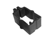 Objímka na sloupky 60 × 40 mm pro panely PILOFOR® - černá, PVC