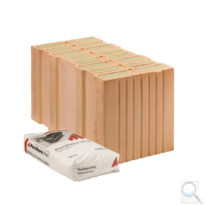 Cihla Porotherm 50 T Profi 1-2 - Tepelněizolační broušená. obr. 1