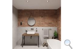 Koupelna Fineza Cement - SIKO-koupelna-v-betonu-cihly-rustikalni-s-volne-stojici-vanou-serie-cement-002