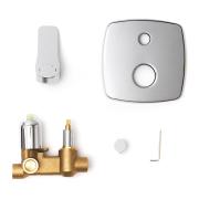 Vanová baterie Optima Cube Way včetně podomítkového tělesa chrom CU215. obr. 5