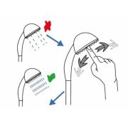 Sprchová hlavice SAT černá/chrom SATBSRS33C. obr. 6&nbsp;
