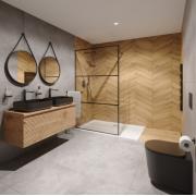 Sprchová zástěna walk-in 80 cm SAT Walk-in SIKOWI80CP. obr. 7 