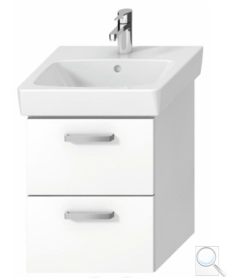 Koupelnová skříňka pod umyvadlo Jika Lyra Plus Viva 44x40,1x55 cm bílá H40J3824023001. obr. 1