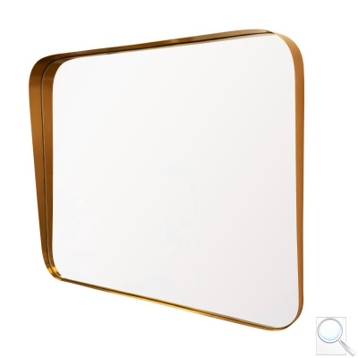Zrcadlo SAT 80x60 cm zlatá SATZEVO6080ZL. obr. 1