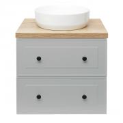 Koupelnová skříňka pod desku Naturel Forli 60x45x46 cm šedá mat FORLI60GMD (obr. 2)