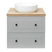 Koupelnová skříňka pod desku Naturel Forli 60x45x46 cm šedá mat FORLI60GMD. obr. 2 