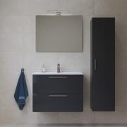 Koupelnová skříňka vysoká VitrA Mia 35x35x145 cm antracit lesk MIAV35A. obr. 7 