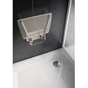 Sprchové sedátko Ravak OVO B sklopné šířka 36 cm čirá B8F0000051. obr. 3