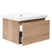 Koupelnová skříňka s umyvadlem Naturel Savona 78x43x44,8 cm dub halifax mat SAVONA80DHU1. obr. 2 