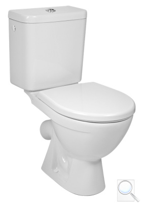 WC kombi komplet stojící Jika Lyra plus šikmý odpad H8263840002413. 